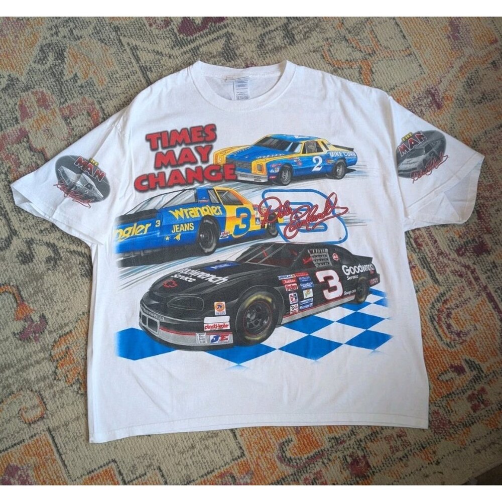 Vintage 1996 Dale Earnhardt NASCAR T-Shirt Chase Authentics Size 2XL Men's XXL
